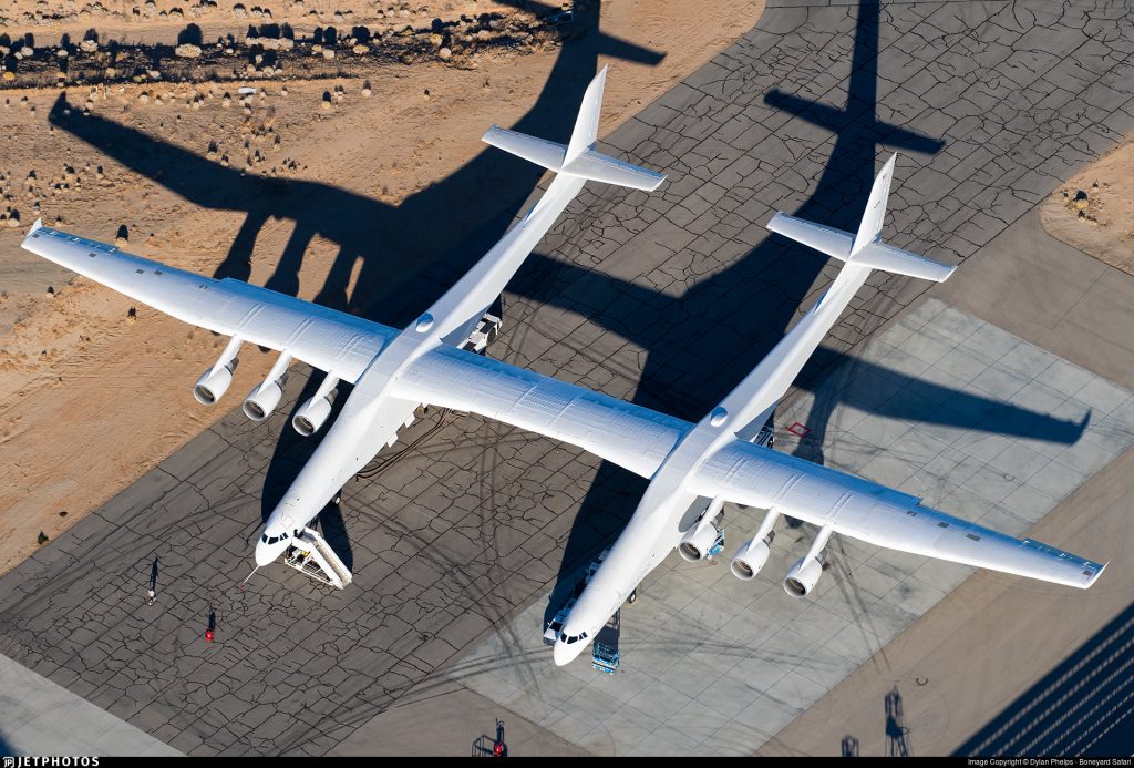 The Stratolaunch Roc in Mojave